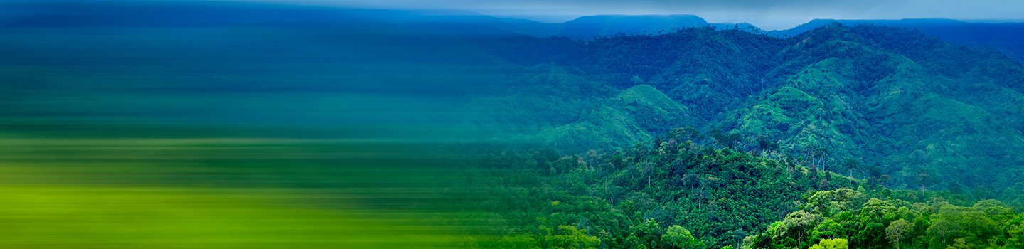 Mountains and green valleys